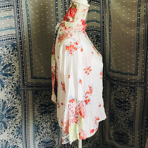 🍀SUPER SALE NWOT BOHO BELL SLEVE BLOUSE TOP - Picture 2 of 5